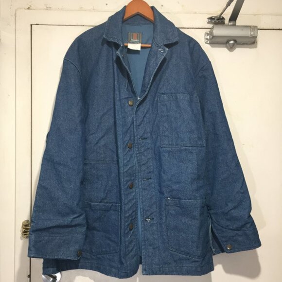 VINTAGE HAMMILL DENIM WORK JACKETS SIZE L - Picture 4 of 11